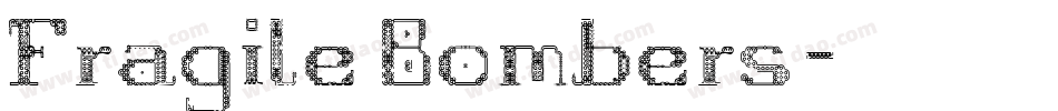 Fragile Bombers字体转换